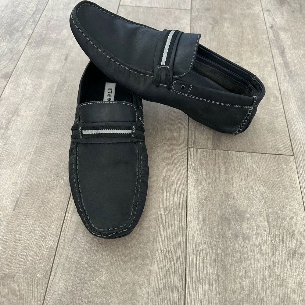 Steve Madden Grab Leather Slip-On Shoes Men’s size 10.5 Loafers